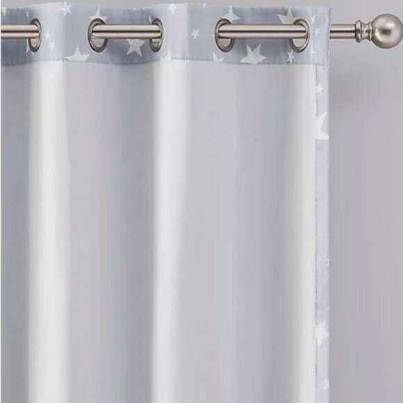 Marmalade Twinkle 108” Grommet 100% Blackout Window Curtain Panel (Single) - Picture 4 of 4